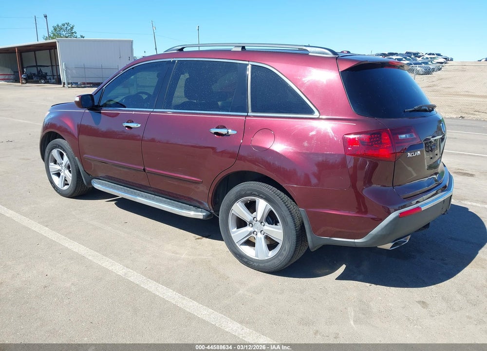 2012 ACURA MDX TECHNOLOGY PACKAGE VIN: 2HNYD2H39CH525649