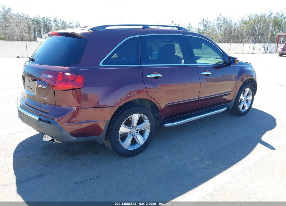 2012 ACURA MDX TECHNOLOGY PACKAGE VIN: 2HNYD2H39CH525649