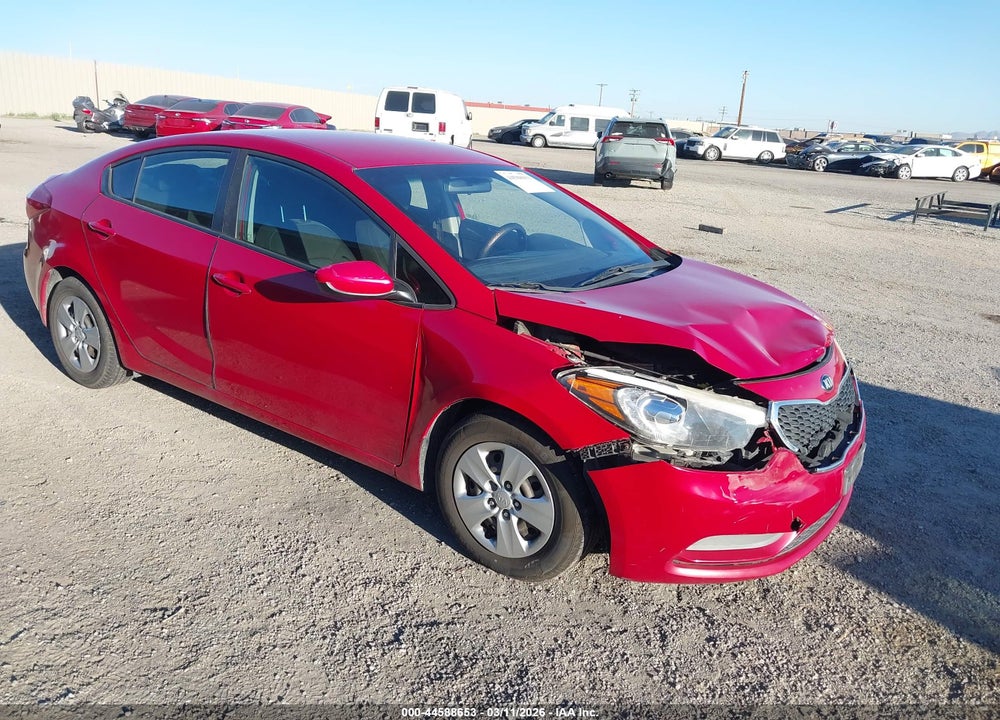 2016 KIA FORTE LX VIN: KNAFK4A68G5614089