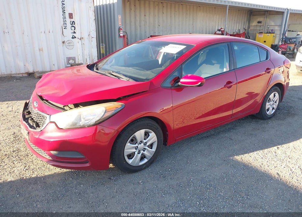2016 KIA FORTE LX VIN: KNAFK4A68G5614089