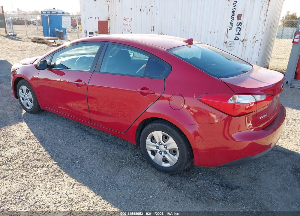 2016 KIA FORTE LX VIN: KNAFK4A68G5614089