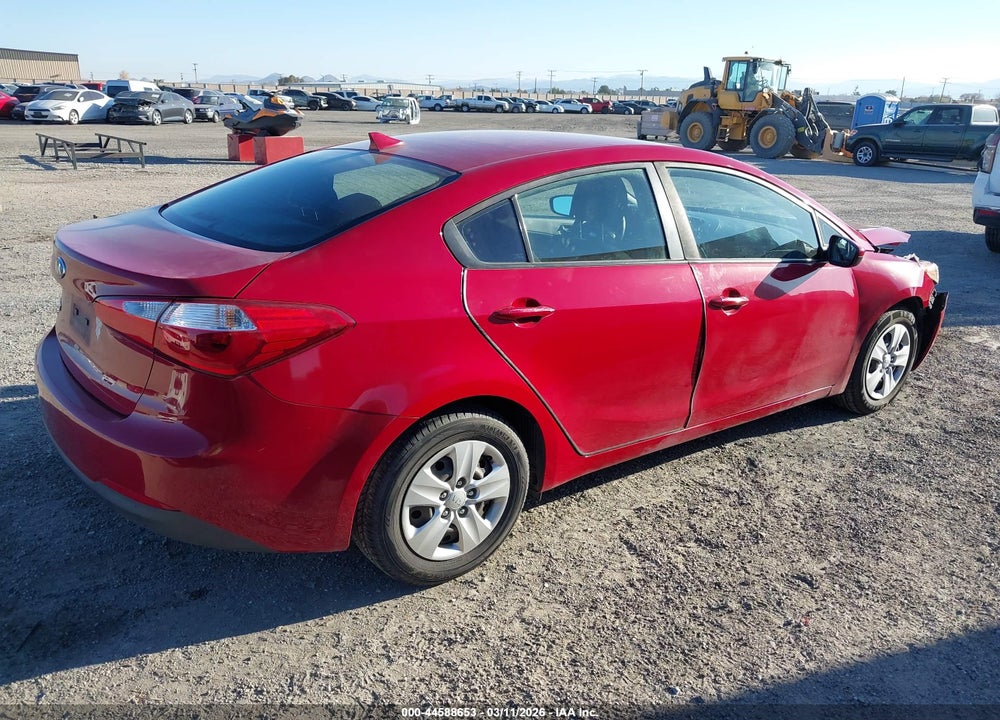 2016 KIA FORTE LX VIN: KNAFK4A68G5614089
