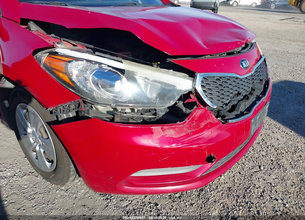 2016 KIA FORTE LX VIN: KNAFK4A68G5614089