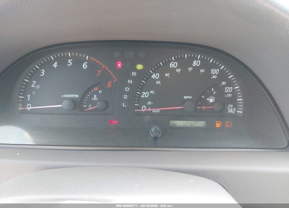 2004 TOYOTA CAMRY LE VIN: 4T1BE32K04U892559