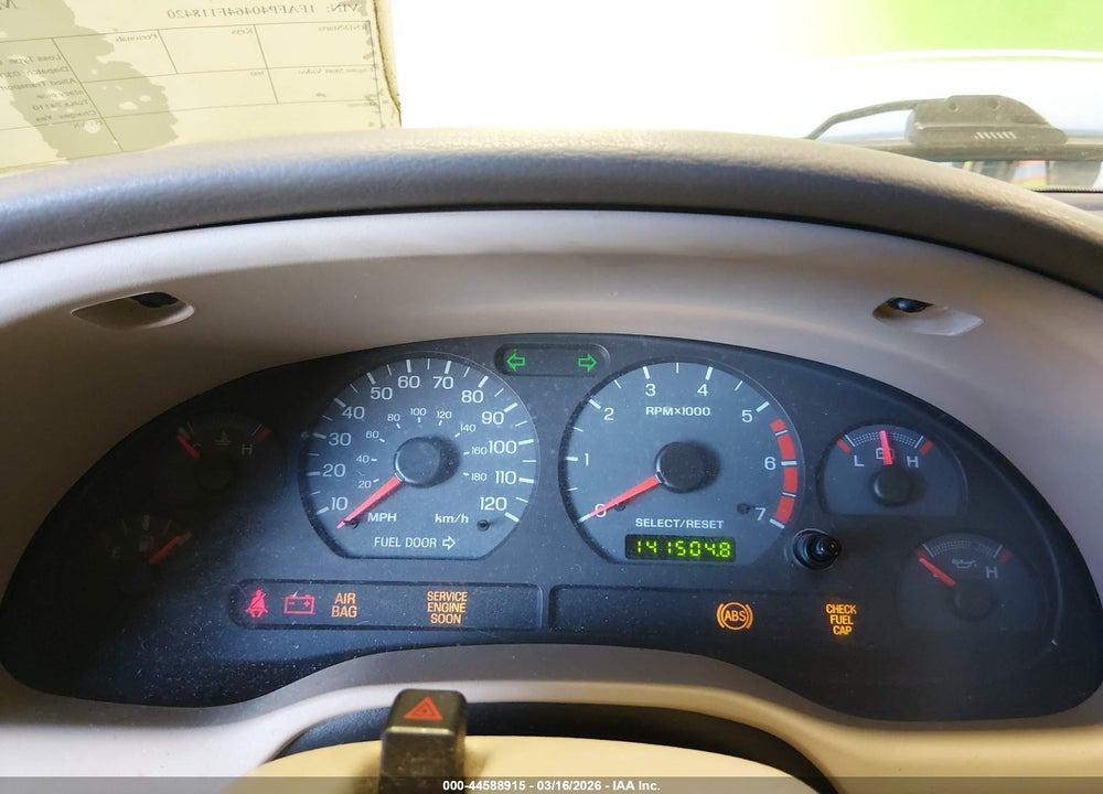 2004 FORD MUSTANG VIN: 1FAFP40464F118420