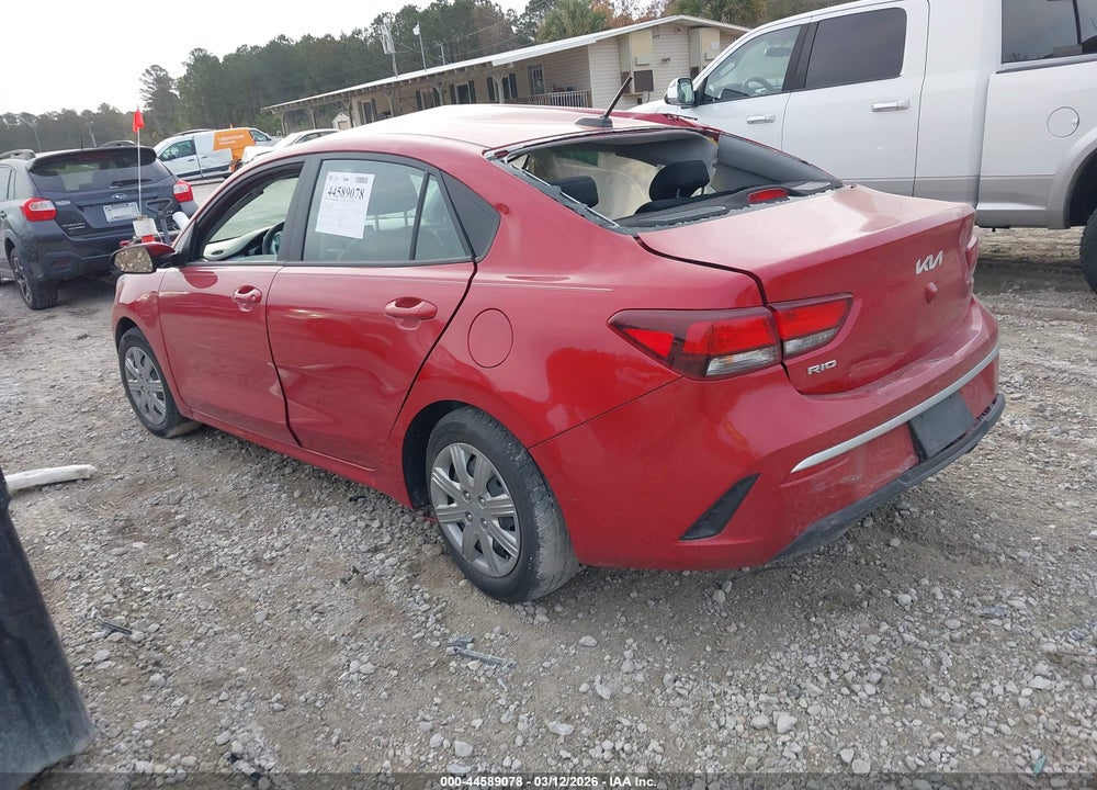 2023 KIA RIO S VIN: 3KPA24AD9PE611413