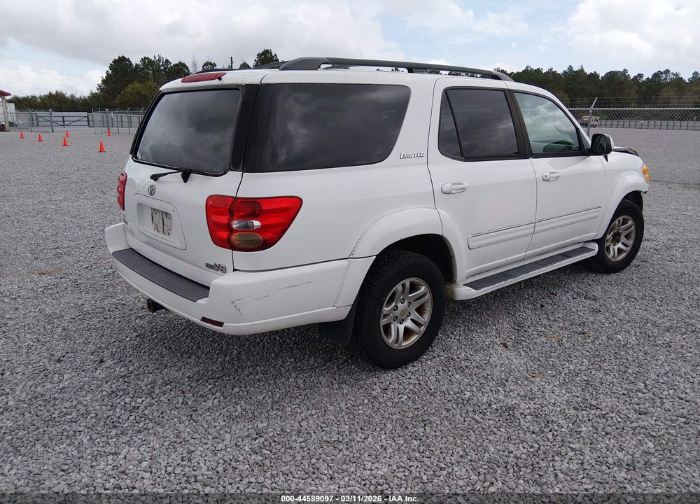 2004 TOYOTA SEQUOIA LIMITED V8 VIN: 5TDZT38A34S229840