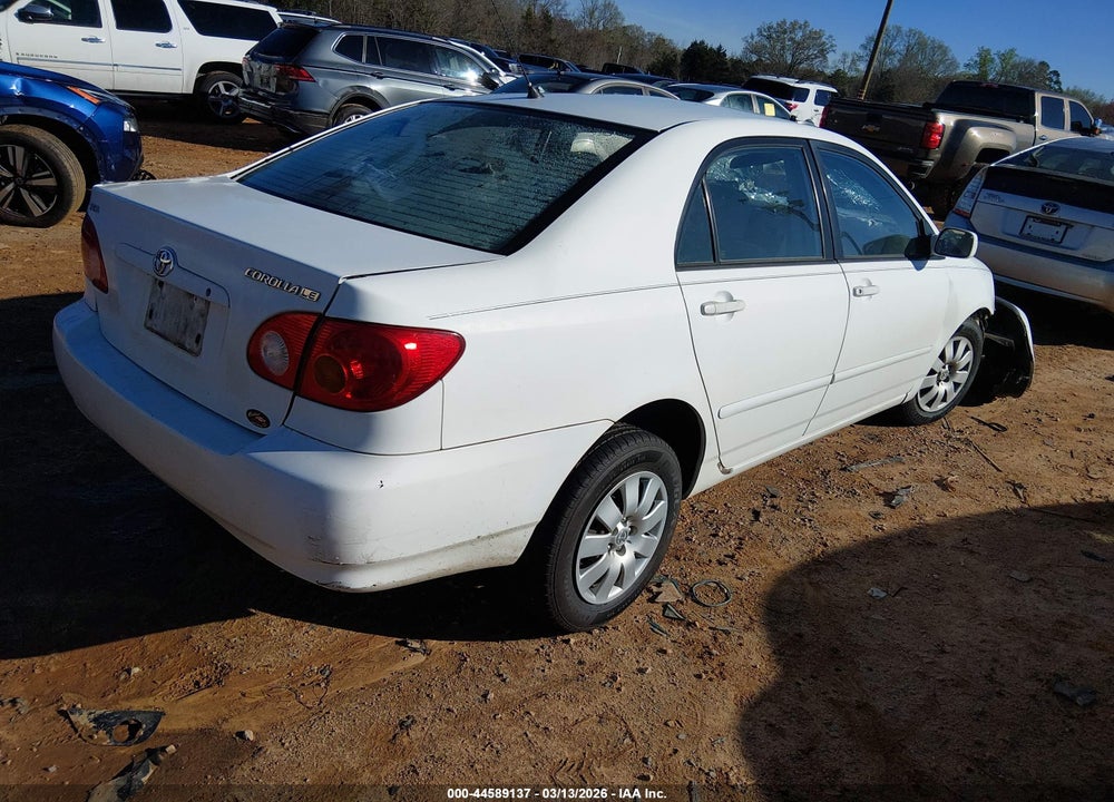 2004 TOYOTA COROLLA LE VIN: 2T1BR32E04C233039