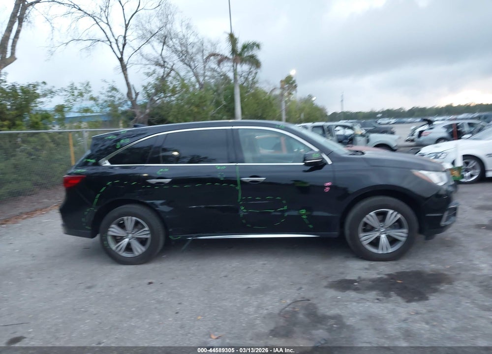 2020 ACURA MDX STANDARD VIN: 5J8YD3H39LL013504