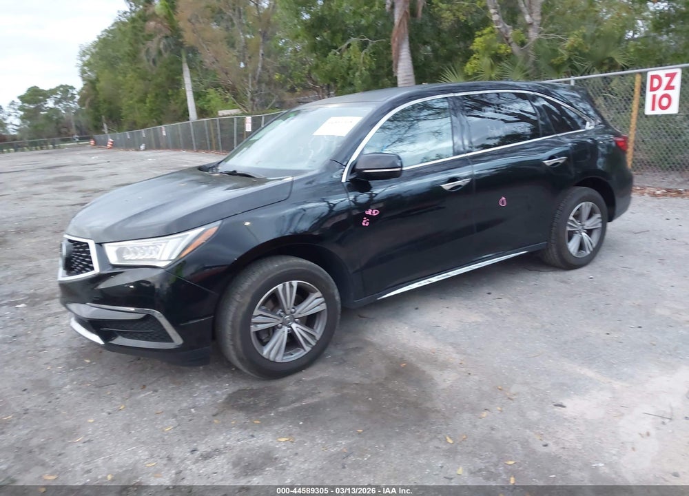 2020 ACURA MDX STANDARD VIN: 5J8YD3H39LL013504