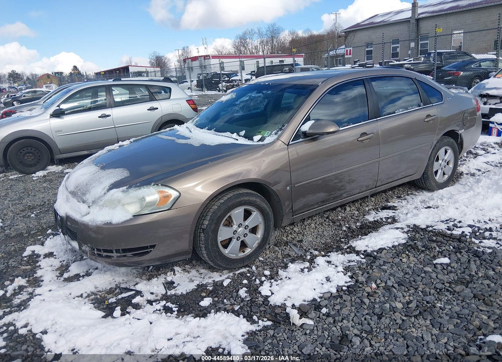 2007 CHEVROLET IMPALA LT VIN: 2G1WT55N579340448