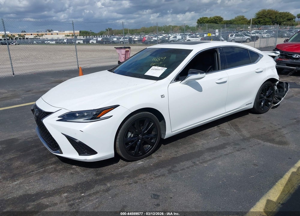 2022 LEXUS ES 300H F SPORT VIN: 58AGA1C10NU014958