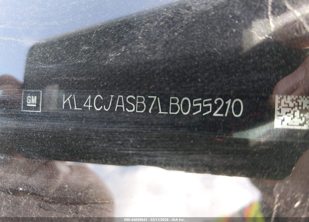 2020 BUICK ENCORE FWD PREFERRED VIN: KL4CJASB7LB055210