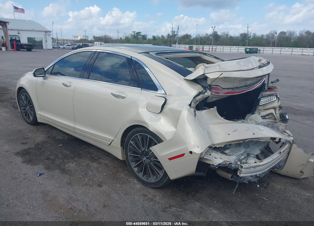 2014 LINCOLN MKZ VIN: 3LN6L2JK0ER833765