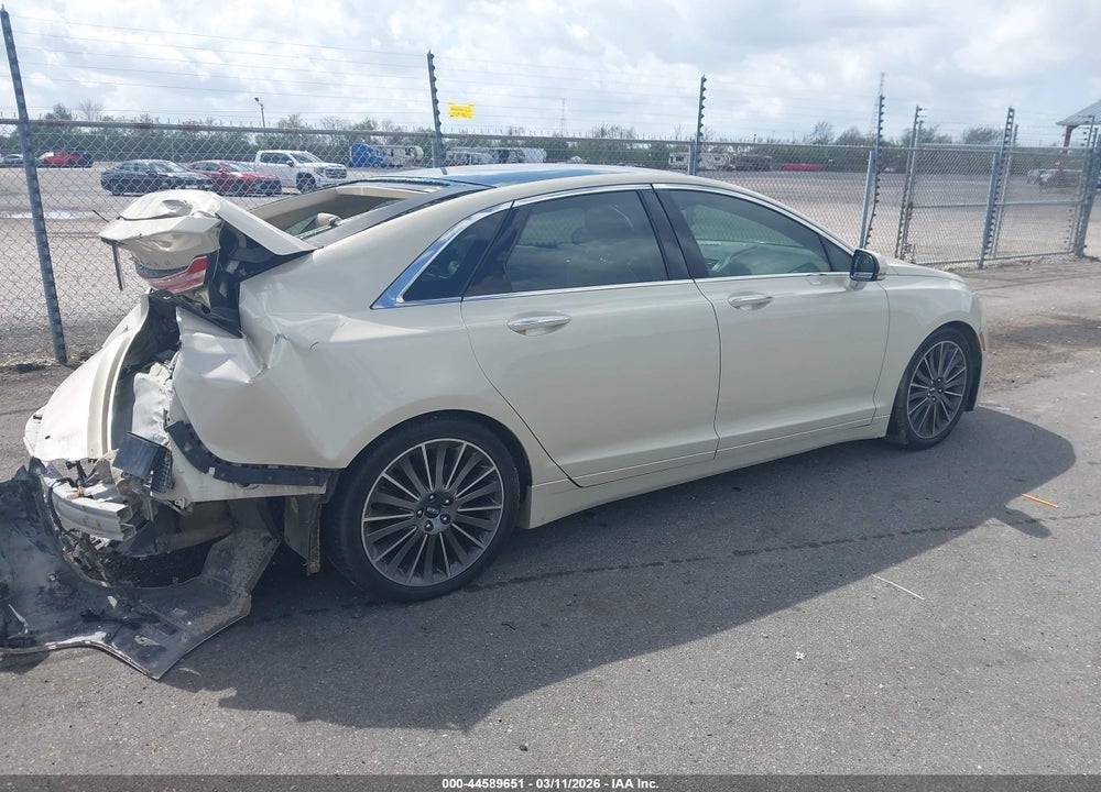2014 LINCOLN MKZ VIN: 3LN6L2JK0ER833765