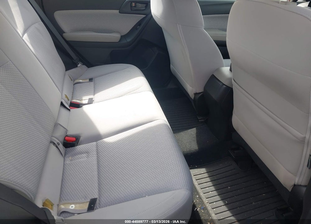 2017 SUBARU FORESTER 2.5I VIN: JF2SJABC5HH589001