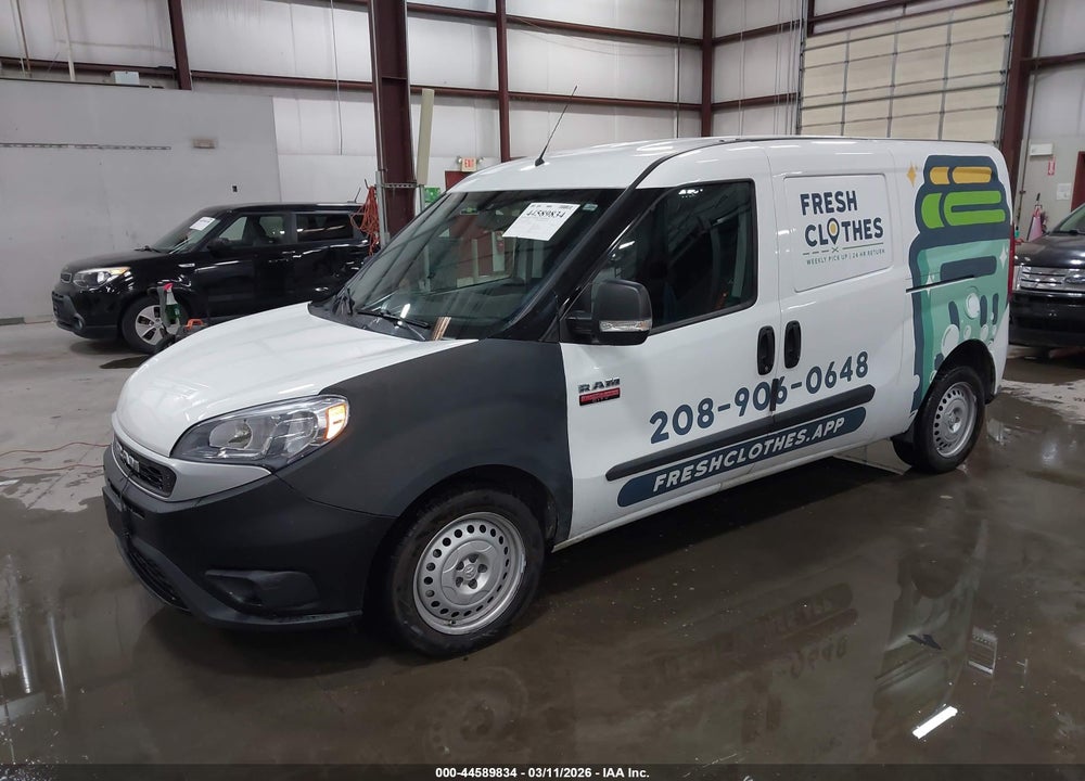 2022 RAM PROMASTER CITY CARGO VAN VIN: ZFBHRFABXN6X21638