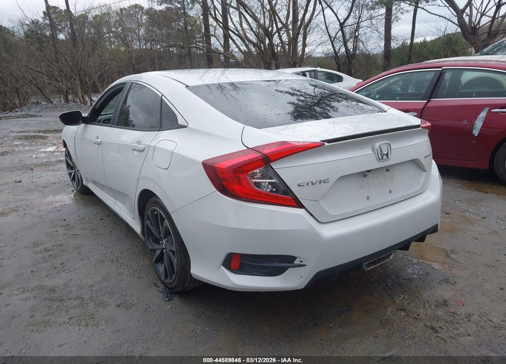 2019 HONDA CIVIC SPORT VIN: 2HGFC2F86KH582955