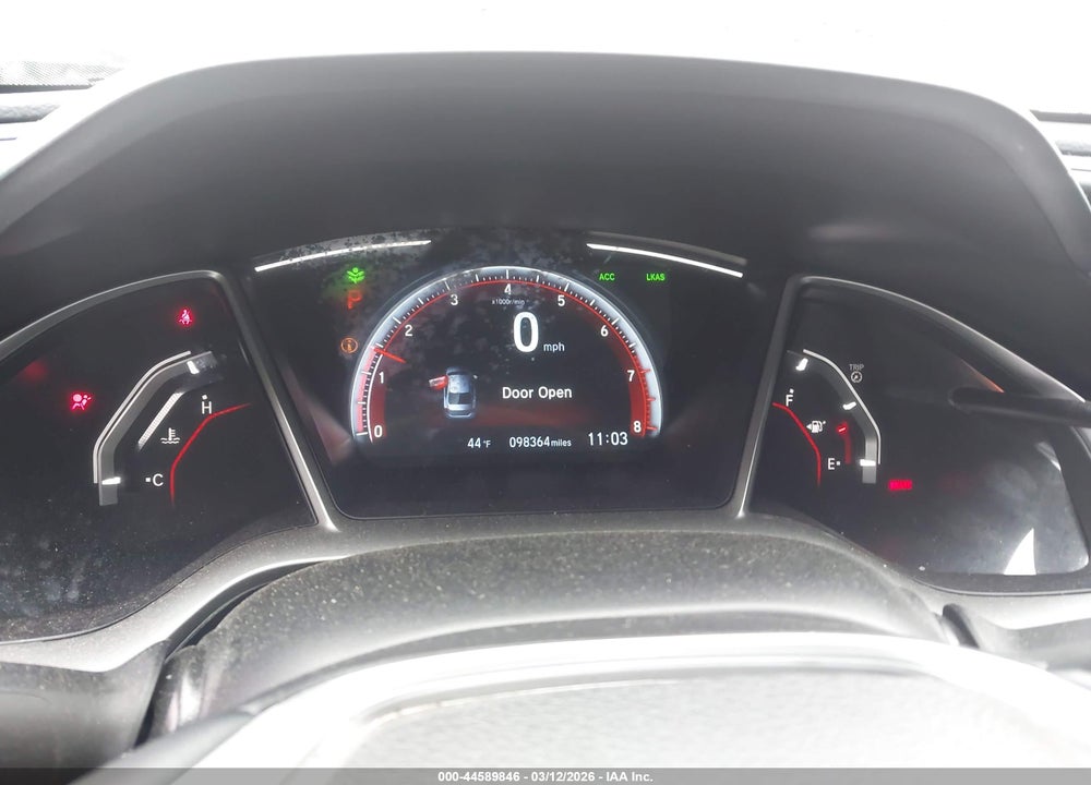 2019 HONDA CIVIC SPORT VIN: 2HGFC2F86KH582955