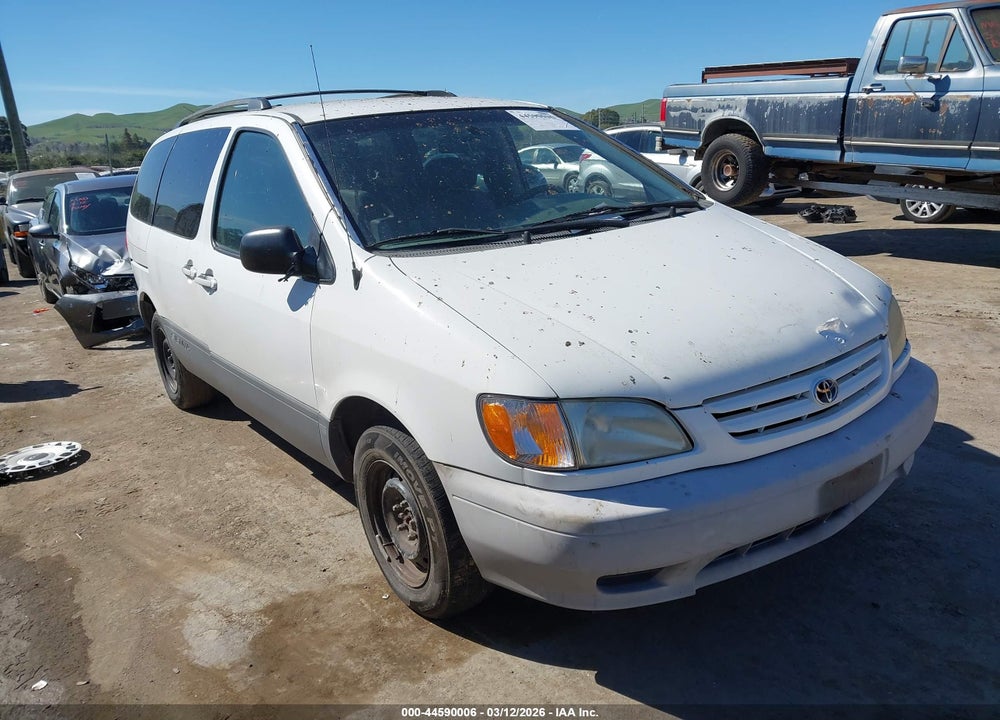 2003 TOYOTA SIENNA LE VIN: 4T3ZF13C53U520194