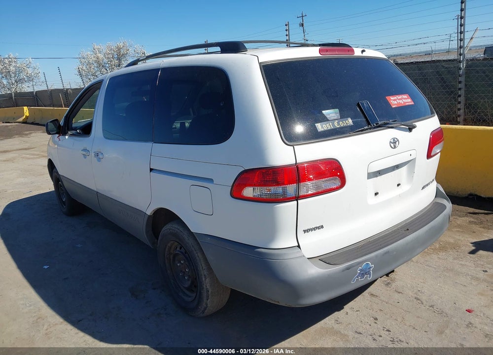 2003 TOYOTA SIENNA LE VIN: 4T3ZF13C53U520194