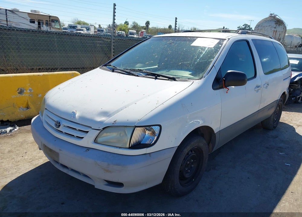 2003 TOYOTA SIENNA LE VIN: 4T3ZF13C53U520194