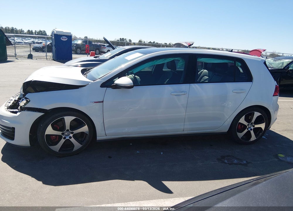 2016 VOLKSWAGEN GOLF GTI AUTOBAHN W/PERFORMANCE PACKAGE 4-DOOR VIN: 3VW547AU1GM020105