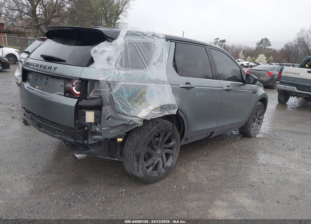 2016 LAND ROVER DISCOVERY SPORT HSE LUX VIN: SALCT2BGXGH596250
