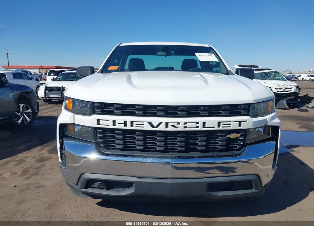 2021 CHEVROLET SILVERADO 1500 2WD  LONG BED WT VIN: 3GCNWAEFXMG405243