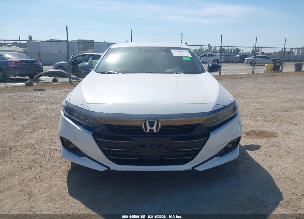 2021 HONDA ACCORD SPORT VIN: 1HGCV1F34MA027841