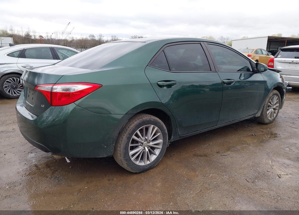 2014 TOYOTA COROLLA LE PLUS VIN: 5YFBURHE2EP074454