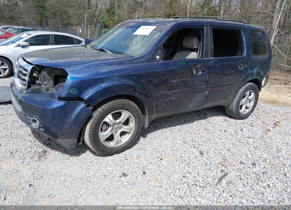 2014 HONDA PILOT EX-L VIN: 5FNYF4H58EB052008