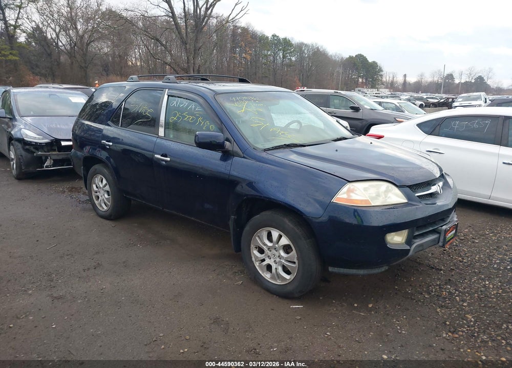 2003 ACURA MDX VIN: 2HNYD186X3H525051