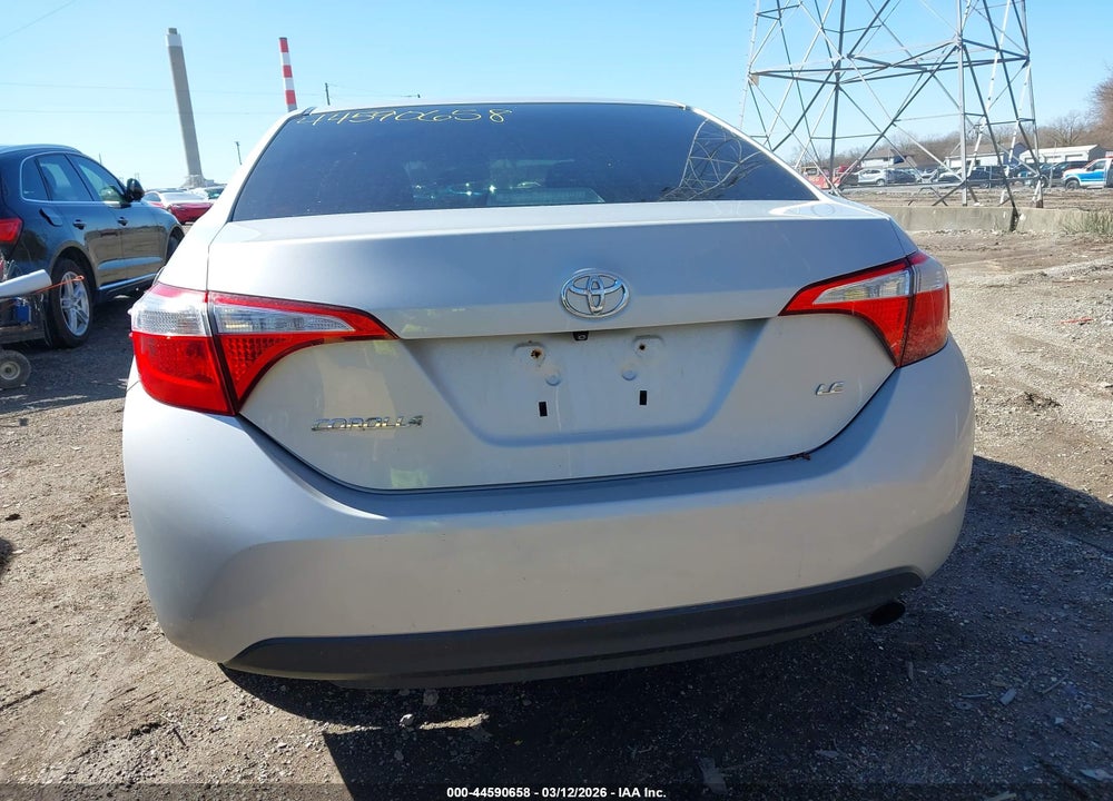 2015 TOYOTA COROLLA LE PLUS VIN: 2T1BURHE5FC235381