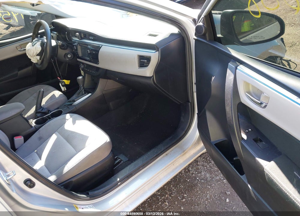 2015 TOYOTA COROLLA LE PLUS VIN: 2T1BURHE5FC235381