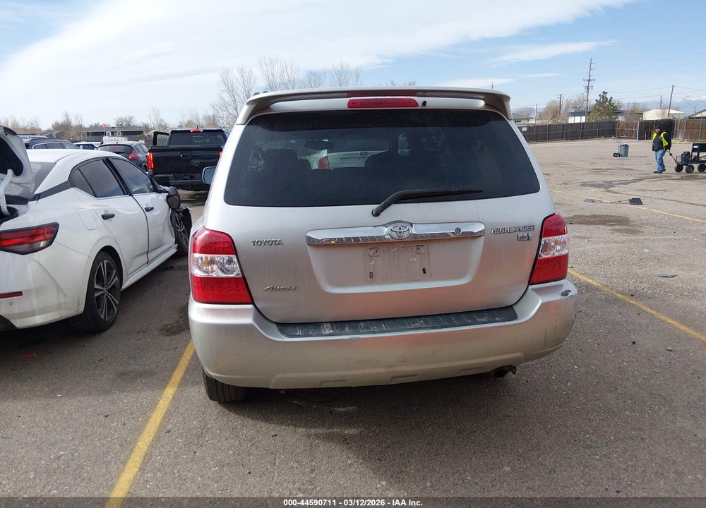 2006 TOYOTA HIGHLANDER HYBRID LTD VIN: JTEEW21A760015221