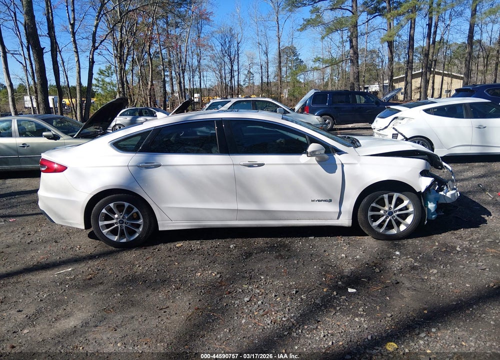 2019 FORD FUSION HYBRID SEL VIN: 3FA6P0MU3KR256113