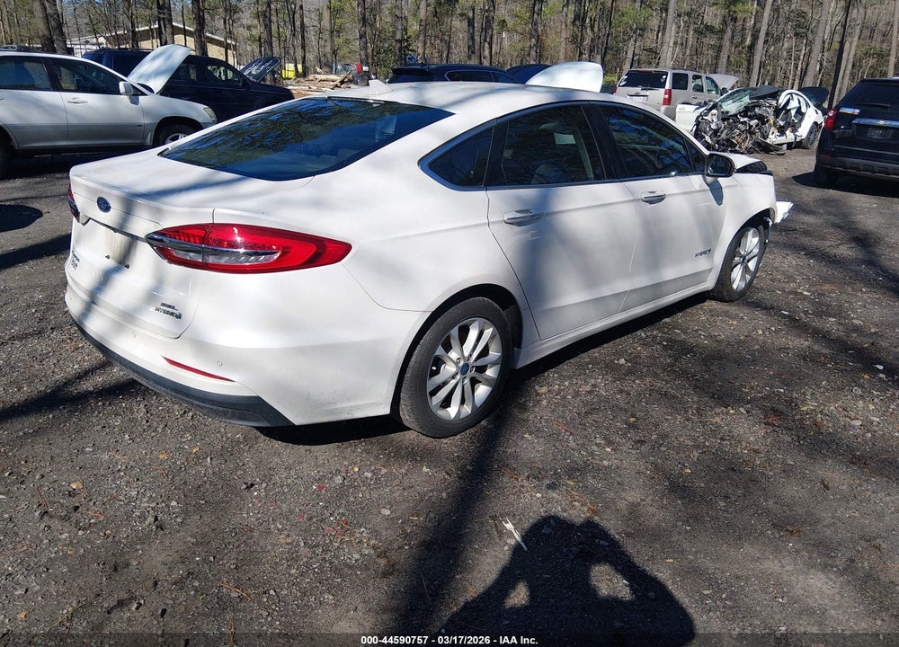 2019 FORD FUSION HYBRID SEL VIN: 3FA6P0MU3KR256113
