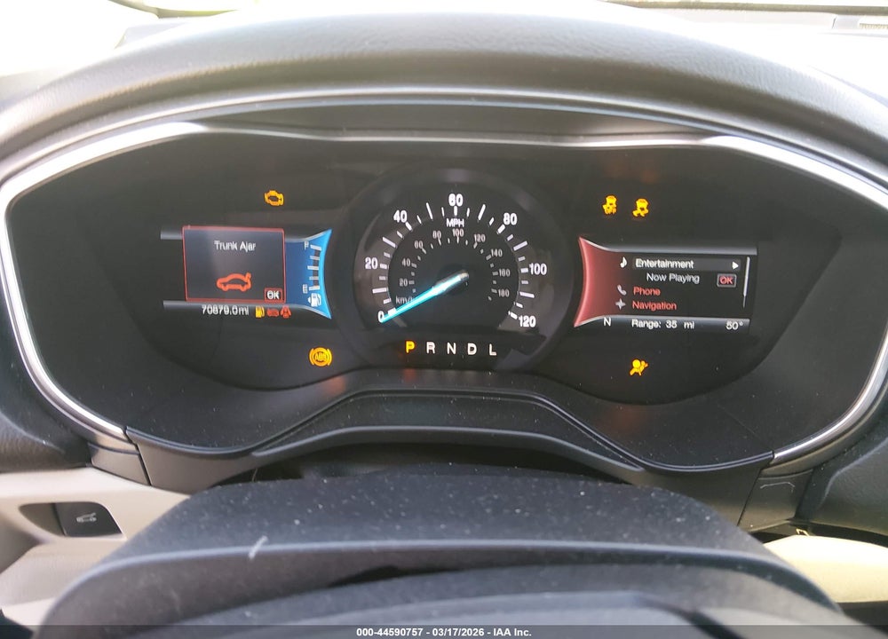 2019 FORD FUSION HYBRID SEL VIN: 3FA6P0MU3KR256113