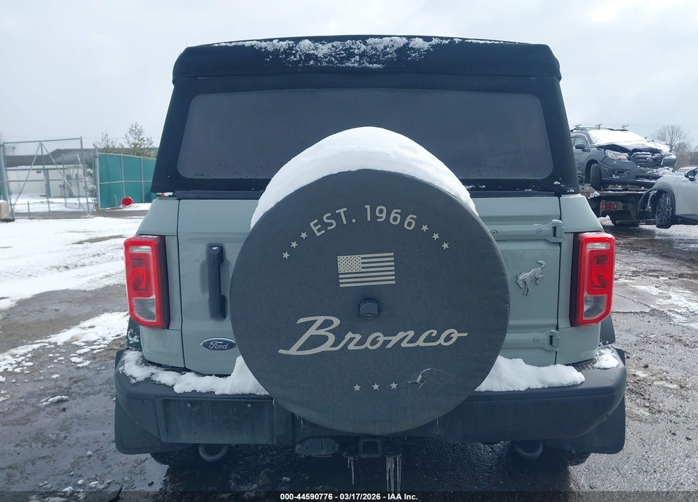 2021 FORD BRONCO BLACK DIAMOND VIN: 1FMEE5DH0MLA84437