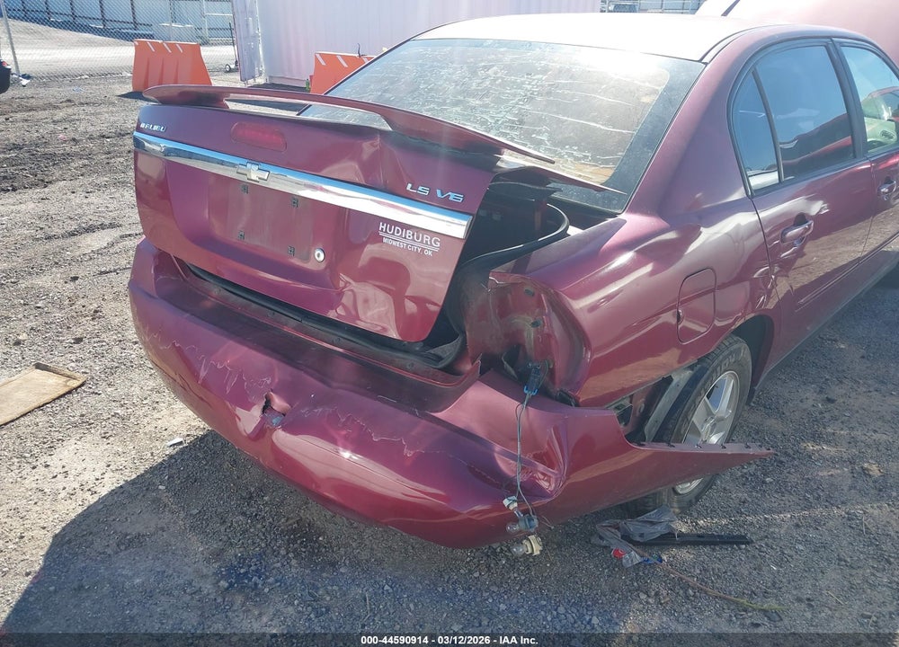 2005 CHEVROLET MALIBU LS VIN: 1G1ZT54825F327797