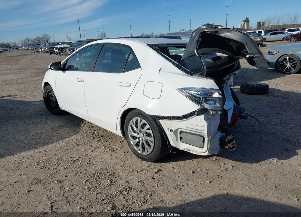 2019 TOYOTA COROLLA LE VIN: 2T1BURHE6KC166484