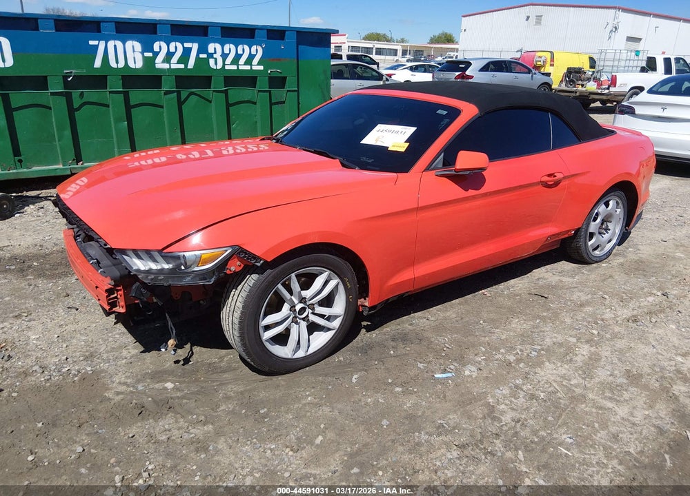 2016 FORD MUSTANG ECOBOOST PREMIUM VIN: 1FATP8UH8G5292782