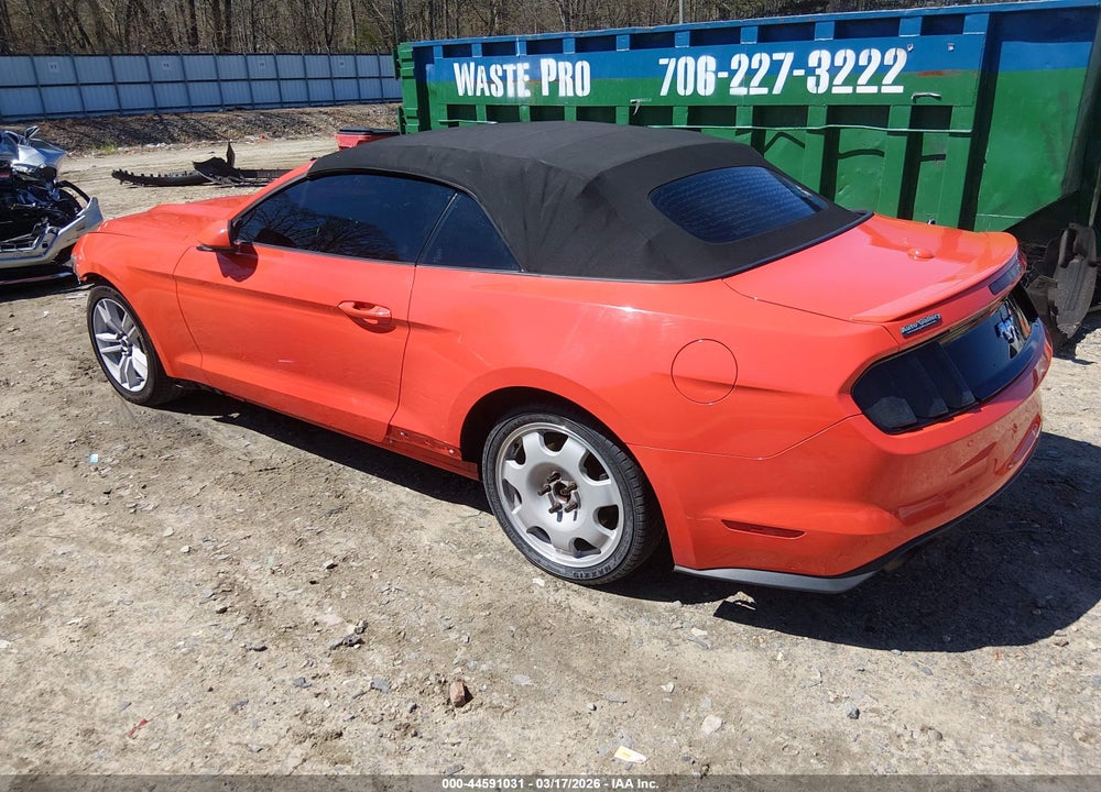 2016 FORD MUSTANG ECOBOOST PREMIUM VIN: 1FATP8UH8G5292782