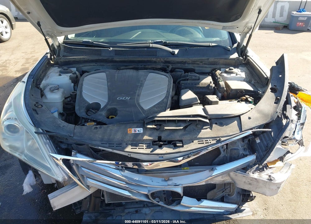 2013 HYUNDAI AZERA VIN: KMHFH4JG0DA202290