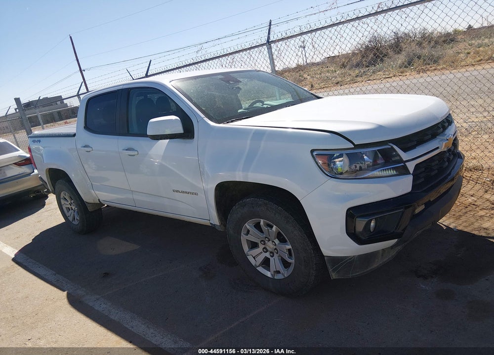 2021 CHEVROLET COLORADO 4WD  SHORT BOX LT VIN: 1GCGTCEN1M1199894