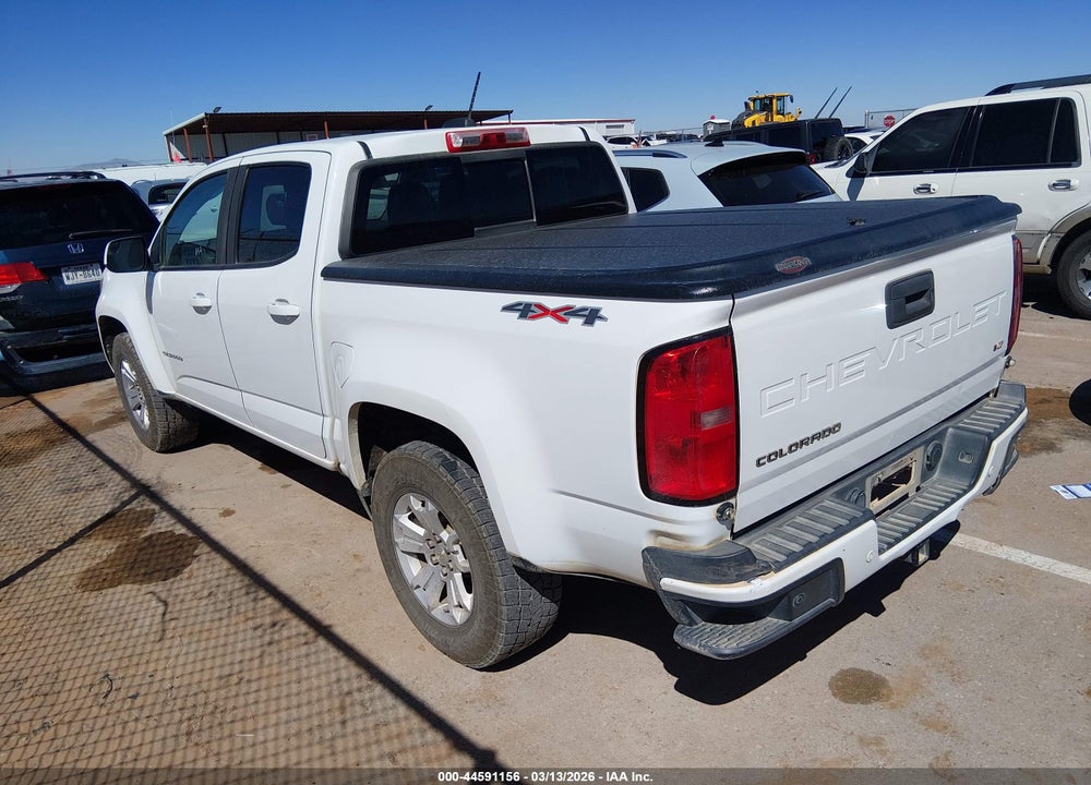 2021 CHEVROLET COLORADO 4WD  SHORT BOX LT VIN: 1GCGTCEN1M1199894