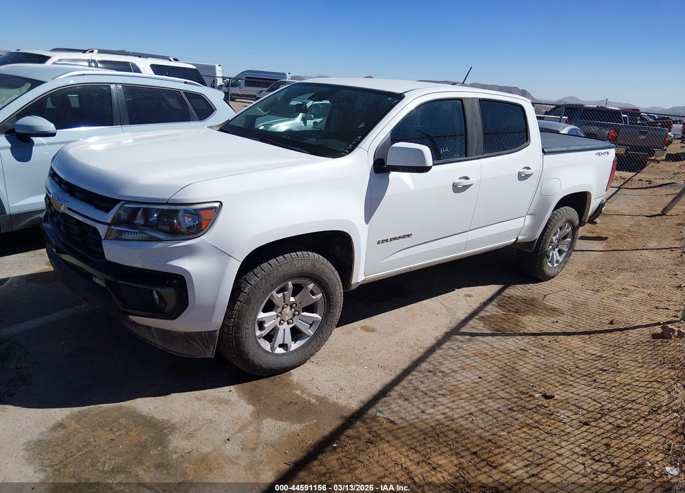 2021 CHEVROLET COLORADO 4WD  SHORT BOX LT VIN: 1GCGTCEN1M1199894