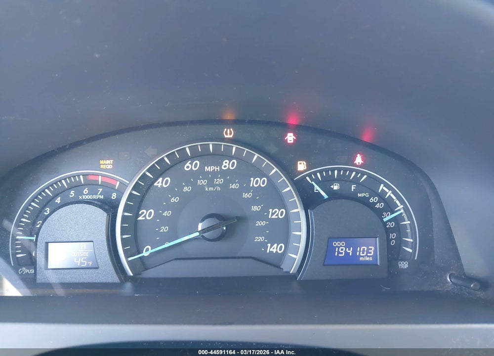 2012 TOYOTA CAMRY LE VIN: 4T1BF1FK1CU512736