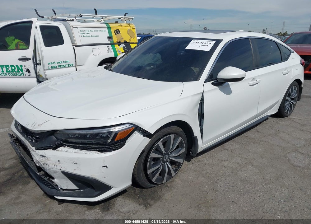 2023 HONDA CIVIC EX-L/EX-L W/O BSI VIN: 19XFL1H77PE016738